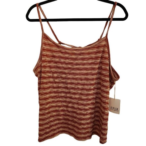 a.n.a. A New Approch Strappy Sleeveless Tank Size XL - Picture 1 of 7